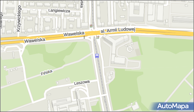 Przystanek GUS 03. ZTM Warszawa - Warszawa na mapie Targeo