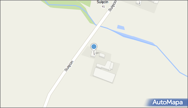 Sulęcin, Sulęcin, 1, mapa Sulęcin