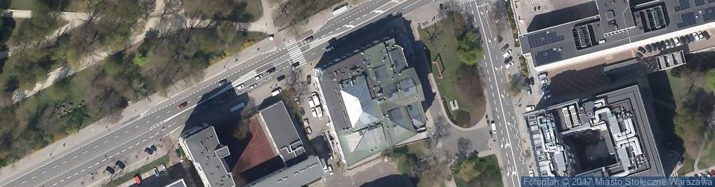 Zdjęcie satelitarne Zachęta - Narodowa Galeria Sztuki