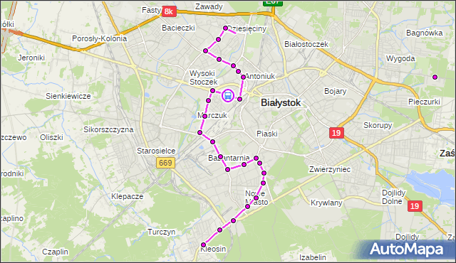 Rozkład jazdy autobusu 11 na przystanku Zwycięstwa/W.S.E.. BKM na mapie Targeo