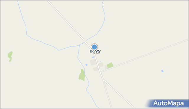 Boryty, Boryty, mapa Boryty
